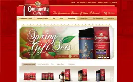 社区咖啡，美味的咖啡，茶和礼品