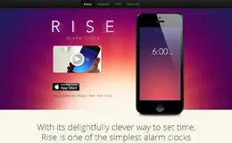 Rise独特的闹钟appsite