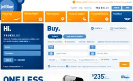 捷蓝航空公司网站