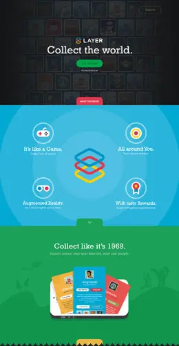 层（概念），手机应用网站配色设计欣赏