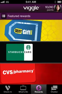 Viggle电视界面手机应用界面设计欣赏