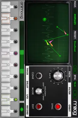 Animoog音乐合成器手机应用界面设计