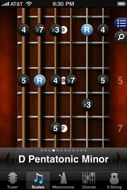 GuitarToolkit吉他调谐器手机应用界面设计