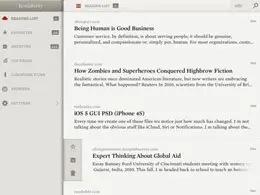 Readability网络上最好的阅读平台iPad版界面设计
