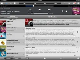 Downcast播客iPad应用界面设计