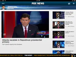 福克斯新闻iPad应用程序界面设计