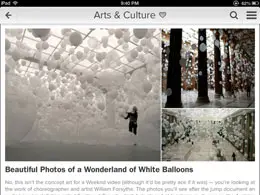 Zite杂志iPad应用程序界面设计
