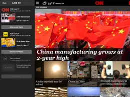 CNN新闻iPad应用程序界面设计