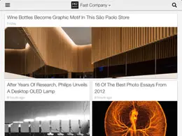 Google新鲜汇刊物iPad应用程序界面设计