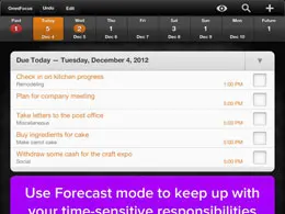 OmniFocus任务管理iPad应用程序界面设计