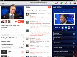 zeebox是您的电视搭档iPad应用程序界面设计