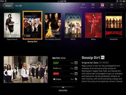 Fanhattan电影和电视节目iPad应用程序界面设计