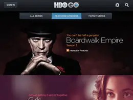 HBO GO iPad应用程序界面设计