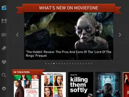 Moviefone电影场次及预告iPad应用程序界面设计