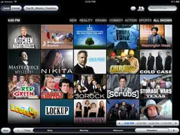 yap TV指南 iPad应用程序界面设计