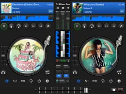 专业DJ调音台iPad应用程序界面设计