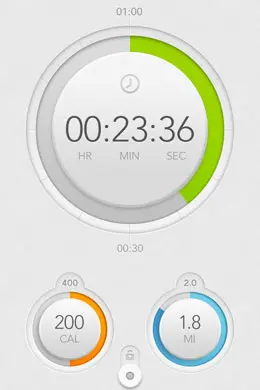 Every Body Walk!计步器手机应用程序界面设计