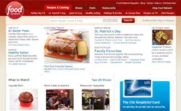 美食门户网站，健康饮食理念和厨师配方影片