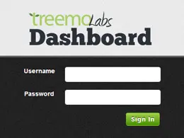 treemo labs网站登录界面设计