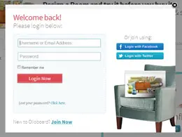 Olioboard设计室网站登录、注册界面设计