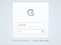 GoSquared网站登录界面设计