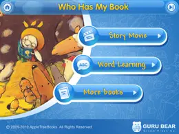 iReading儿童教育应用iPad界面设计