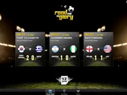 走向辉煌的2010之路世界杯现场直播iPad界面设计