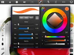 SketchBook Pro绘图应用iPad界面设计