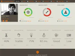 响应式国外后台管理界面设计欣赏