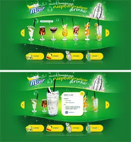 雪碧混频器网站设计欣赏