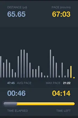 Go Couch to 5k跑步健身应用手机界面设计