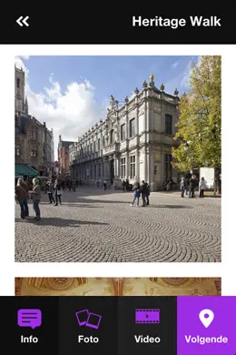 访问布鲁日旅游手机应用界面设计