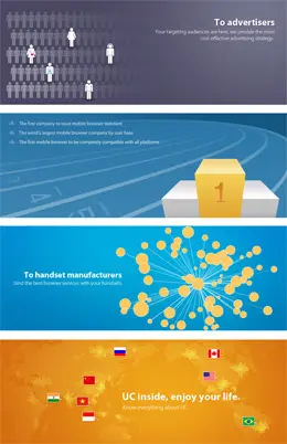 UC手机浏览器官网Banner设计欣赏0314