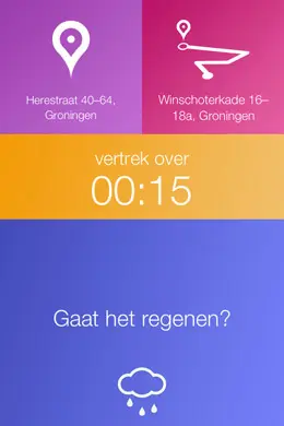 会下雨吗天气手机应用界面设计