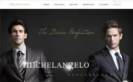 Michelangelo男装品牌网站