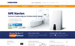 Navien美国网站