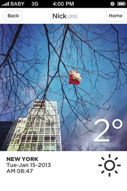 Take Weather实时图片天气预报手机应用界面设计