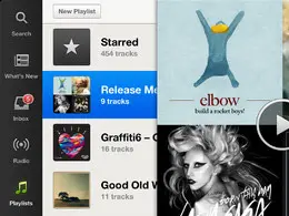 Spotify iPad音乐应用界面设计
