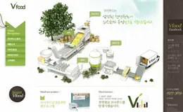 vfood韩国食品公司网站