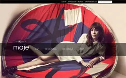 maje官方网上商店，连衣裙，大衣和夹克。