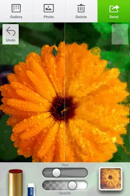LINE Brush手机作画涂鸦应用程序界面设计