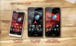 摩托罗拉RAZR手机网站