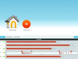 Nest Mobile控制应用程序iPad界面设计