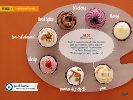 食品网的蛋糕iPad应用程序界面设计