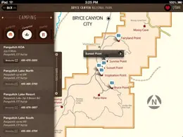 大峡谷国家公园iPad应用界面设计