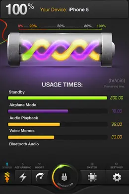 电池活动专业应用程手机界面设计