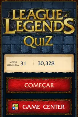 联盟传奇测验手机游戏界面设计