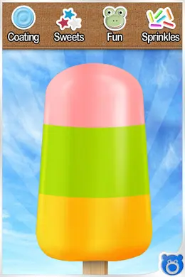 冰棒！自己做冰棍手机游戏界面设计
