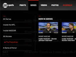 SHO体育网站下来菜单设计