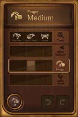 Sand Art沙画模拟绘图娱乐手机应用界面设计